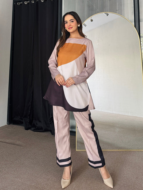 Abstract Winter Co Ord Set